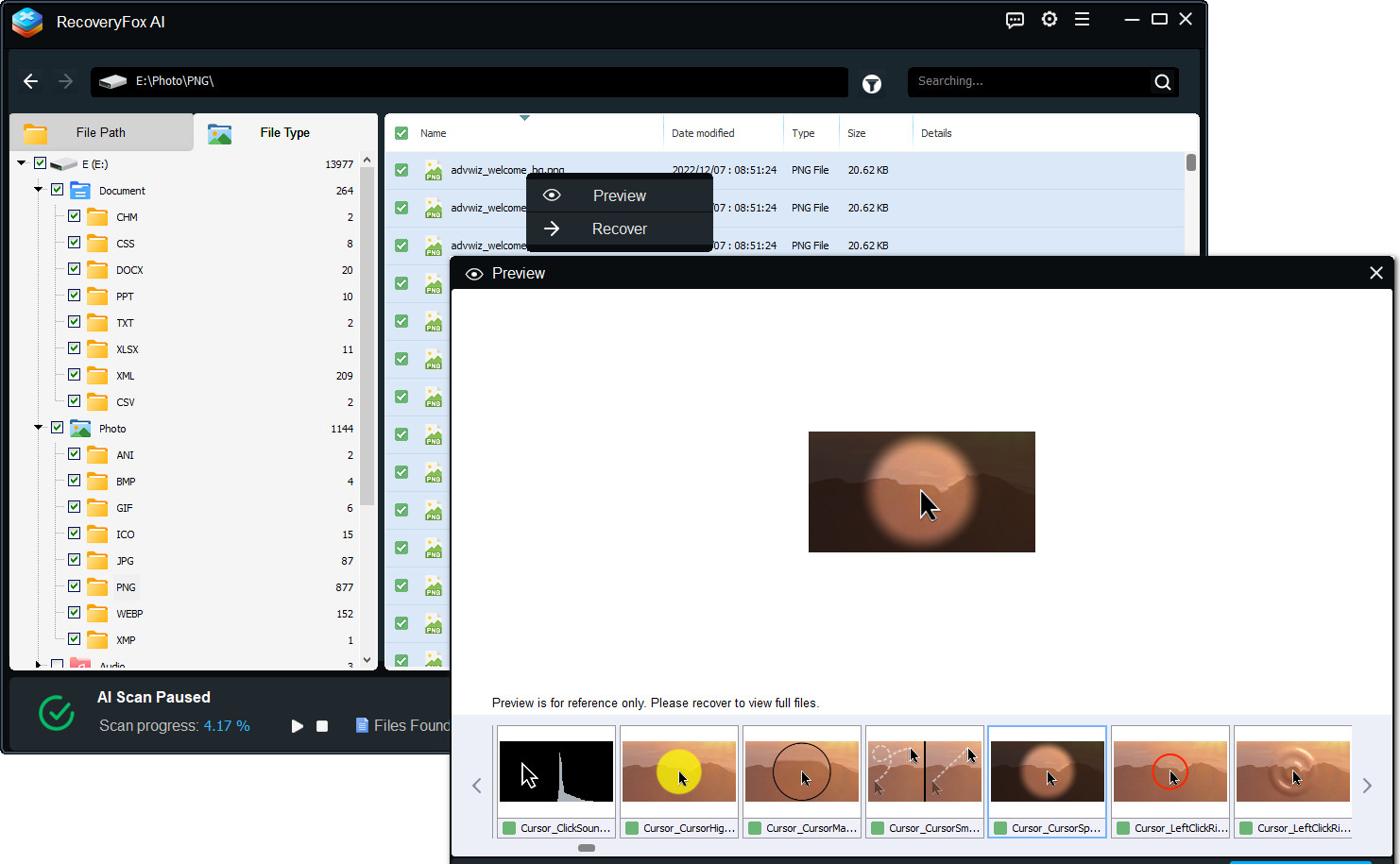 screenshot of RecoveryFox AI